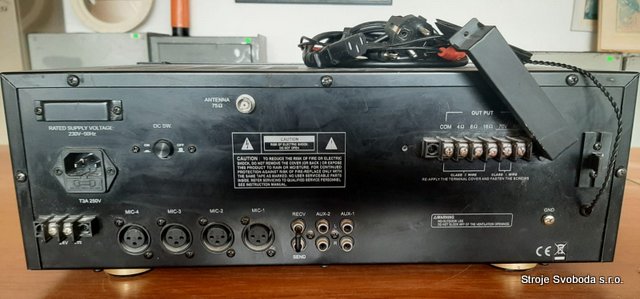 Ústředna rozhlasová, zesilovač SA-9120CDT (Ustredna rozhlasova SA-9120CDT - zesilovac (3).jpg)